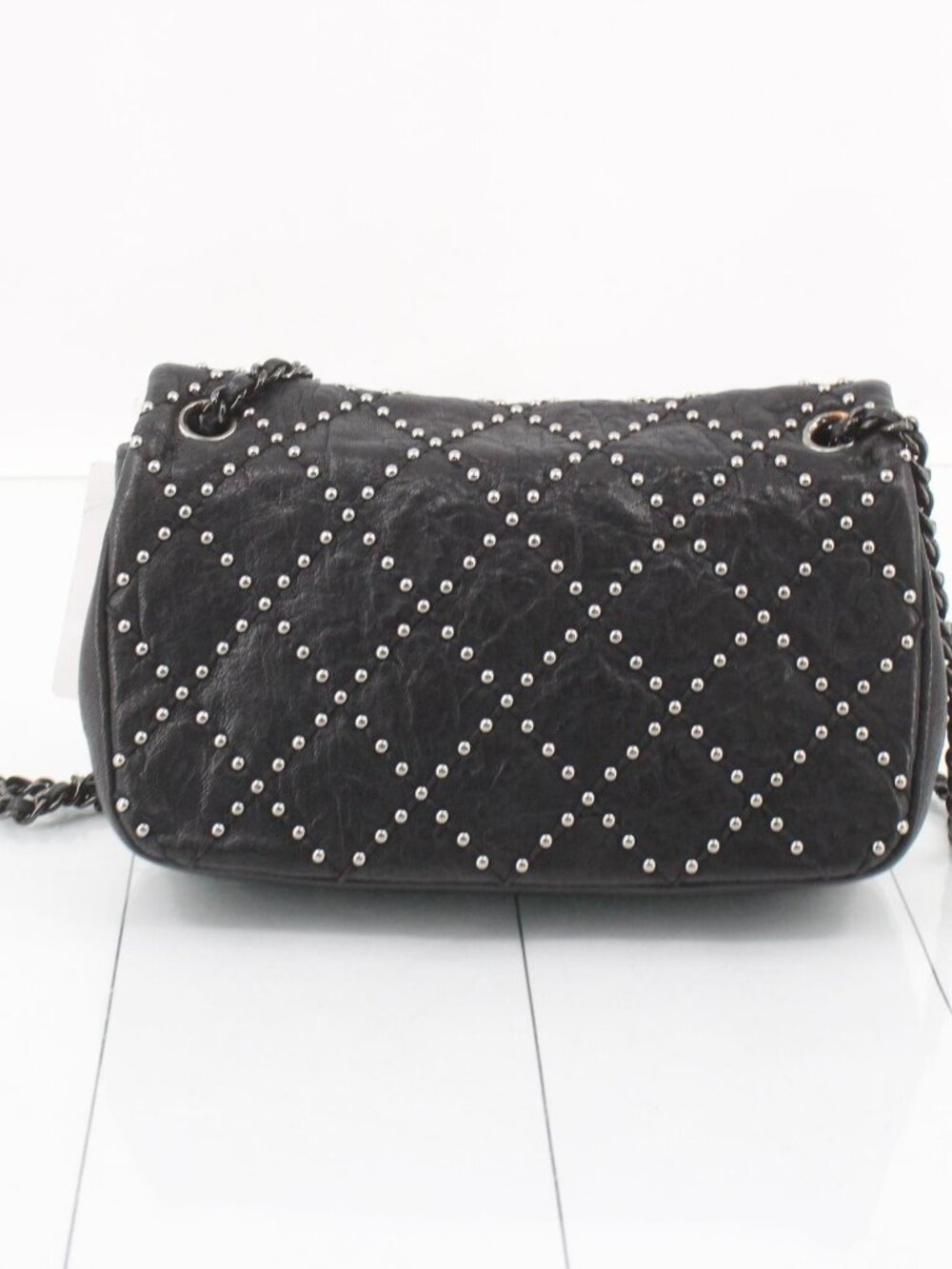Chanel Studded Matelasse 20 Chain Shoulder Bag - Picture 2 of 11
